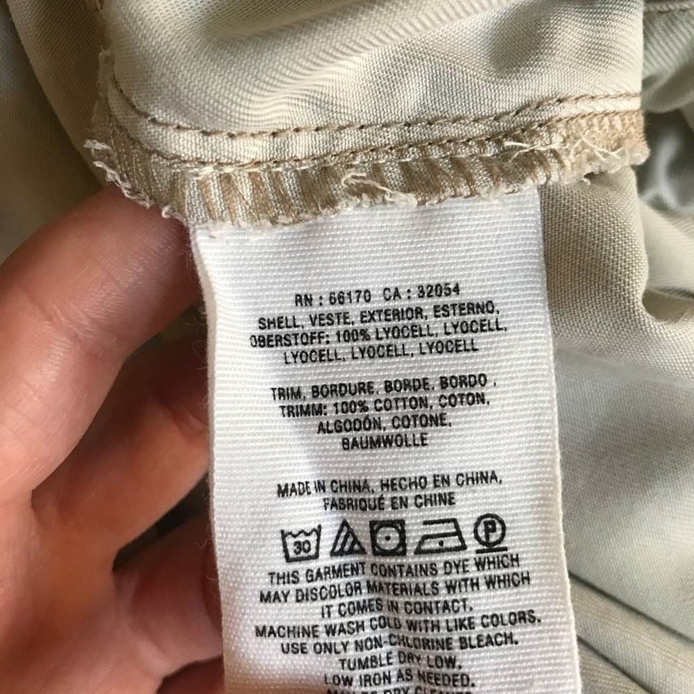 Anthropologie By Anthropologie Long Beige Jacket L - Picture 6 of 8